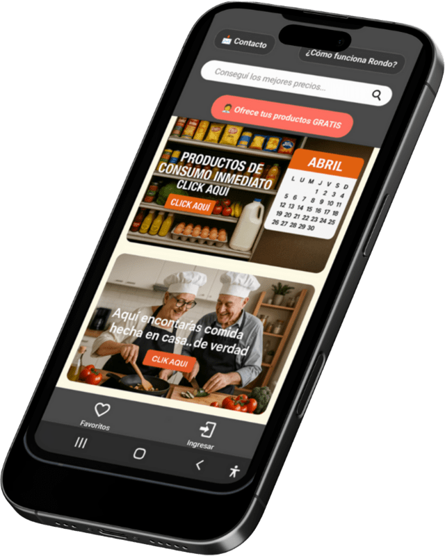 Vista previa de la app Rondo